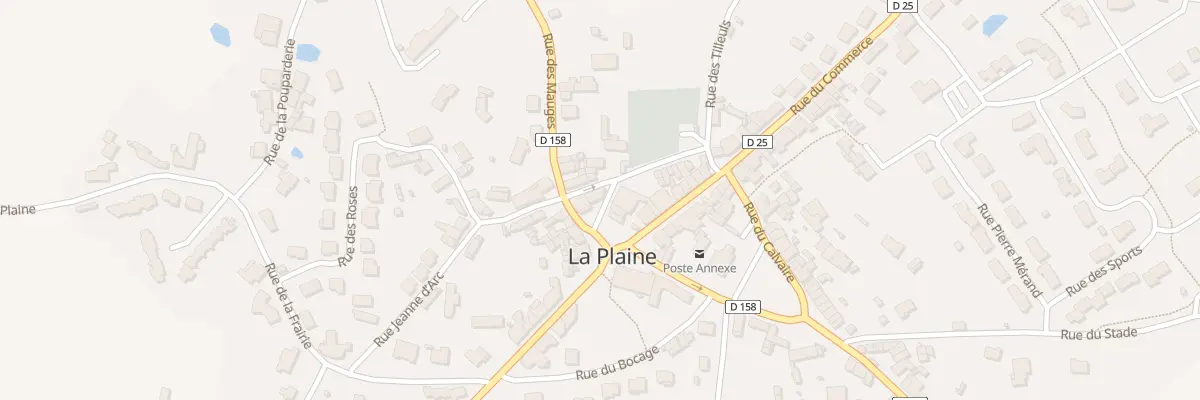 Plan du 6 Pl Saint- Gervais à La Plaine