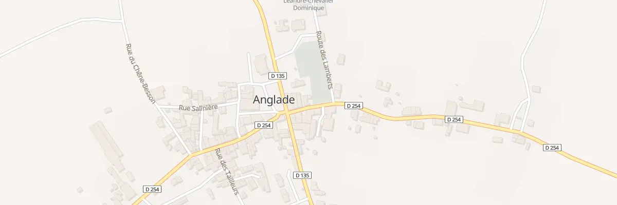 Plan du 226 Le Bourg Est à Anglade
