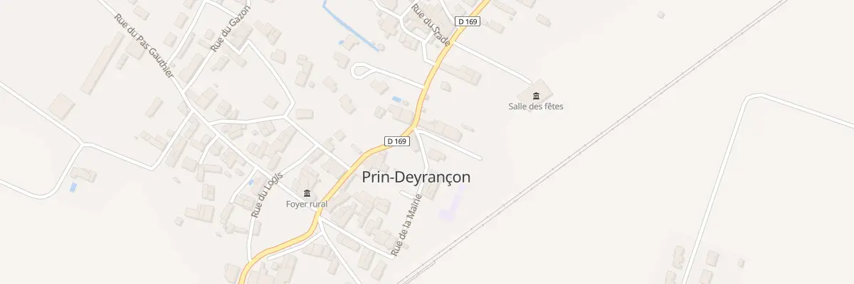 Plan du 1 Pass Morisset à Prin-Deyrançon