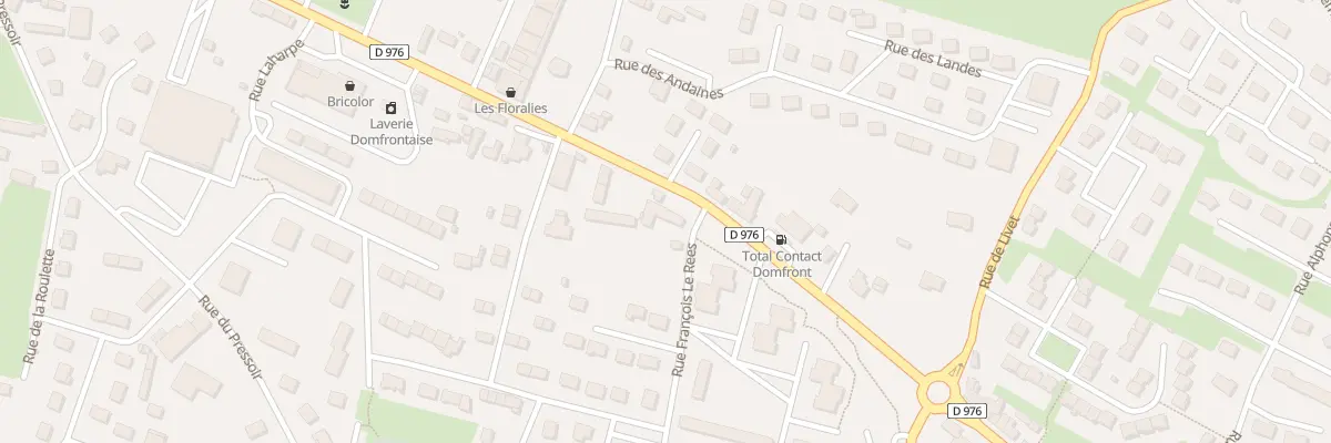 Plan du 92 Rue du Maréchal Foch à Domfront en Poiraie