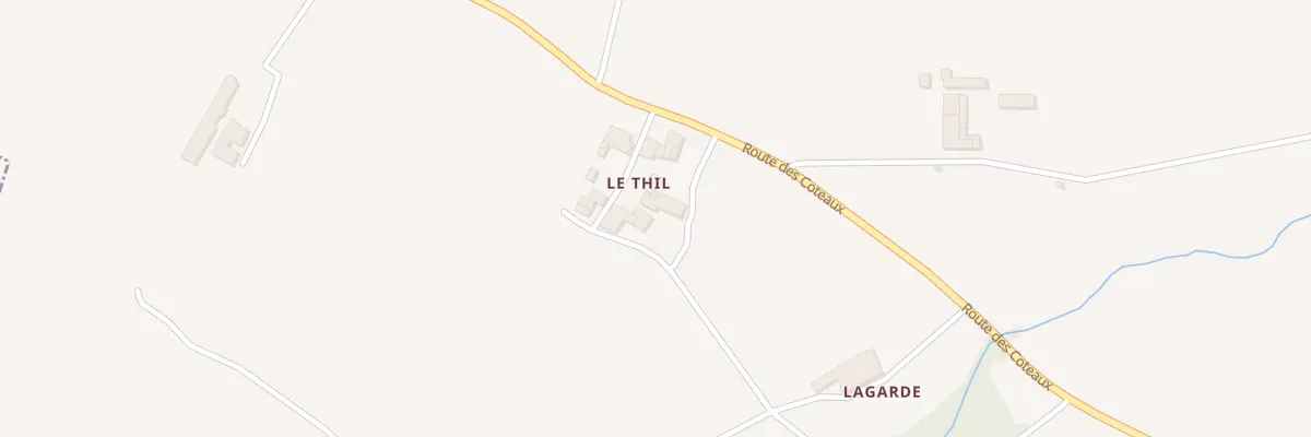 Plan du 6 Le Thil-Est à Cars