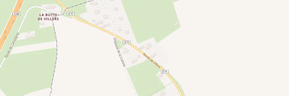 Plan du 14 La Butte de Villers à Épinay-sur-Odon