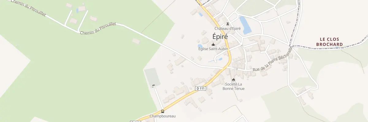 Plan du 1 Che du Pitrouillet à Savennières