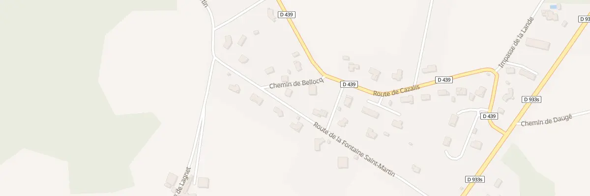 Plan du 350 Rte de la Fontaine St Martin à Momuy