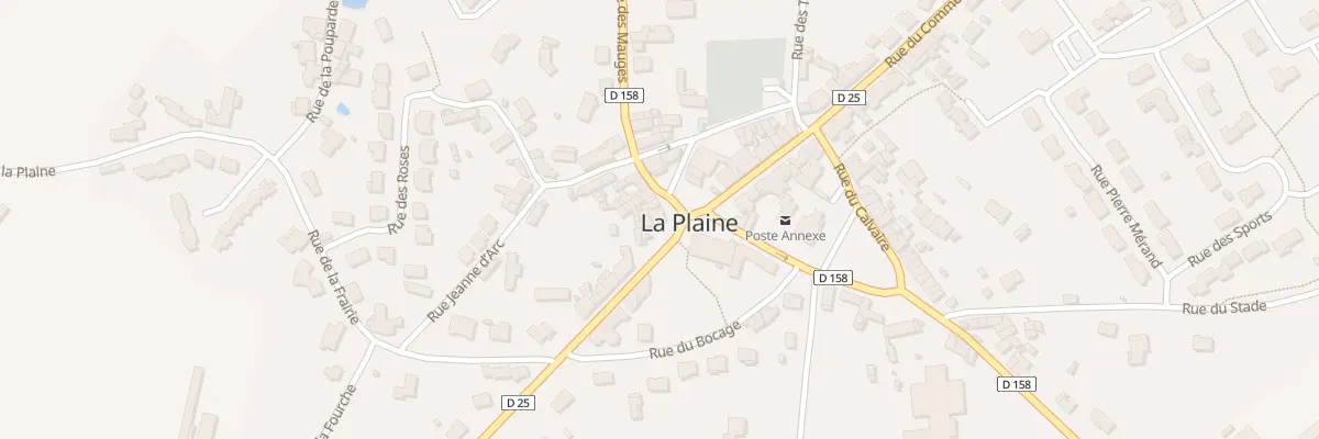 Plan du 3 Pl St Gervais à La Plaine