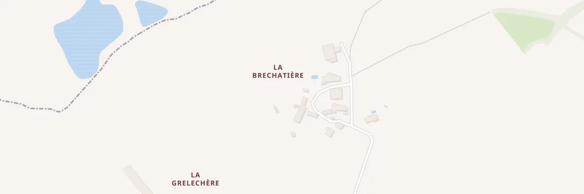Plan du 6 La Brechatiere à Cirières