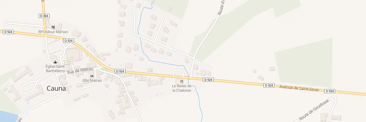 Plan du 31 Rte d’Aurice à Cauna