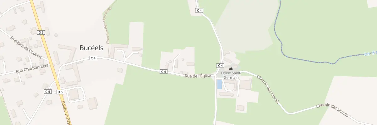 Plan du 5023 L’Eglise à Bucéels