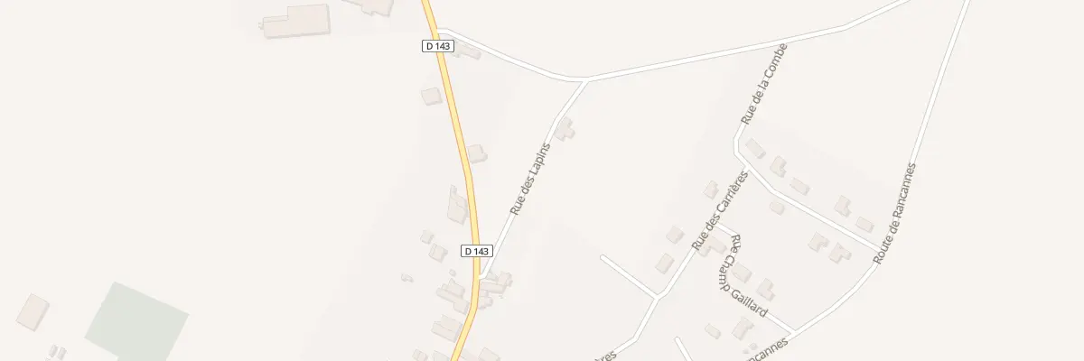 Plan du 6B Rue des Lapins à Champagnolles