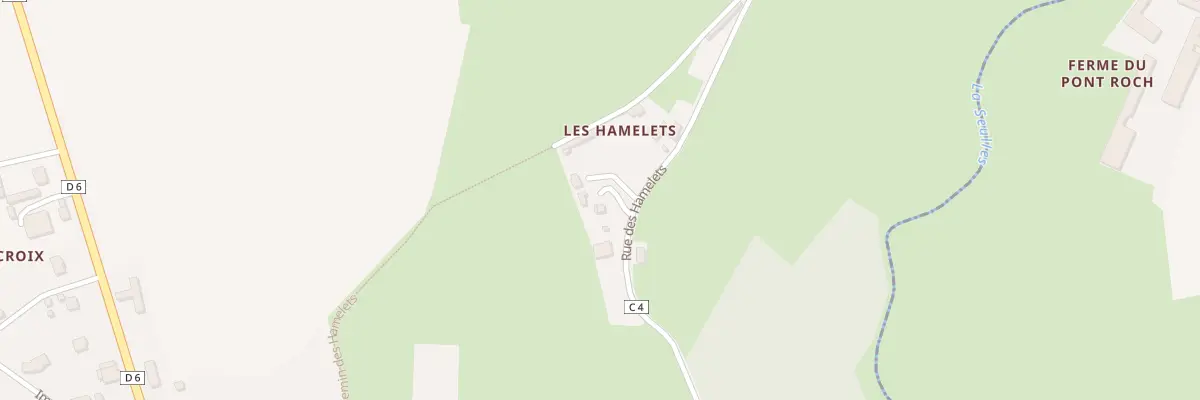 Plan du 3 Rue des Hamelets à Bucéels