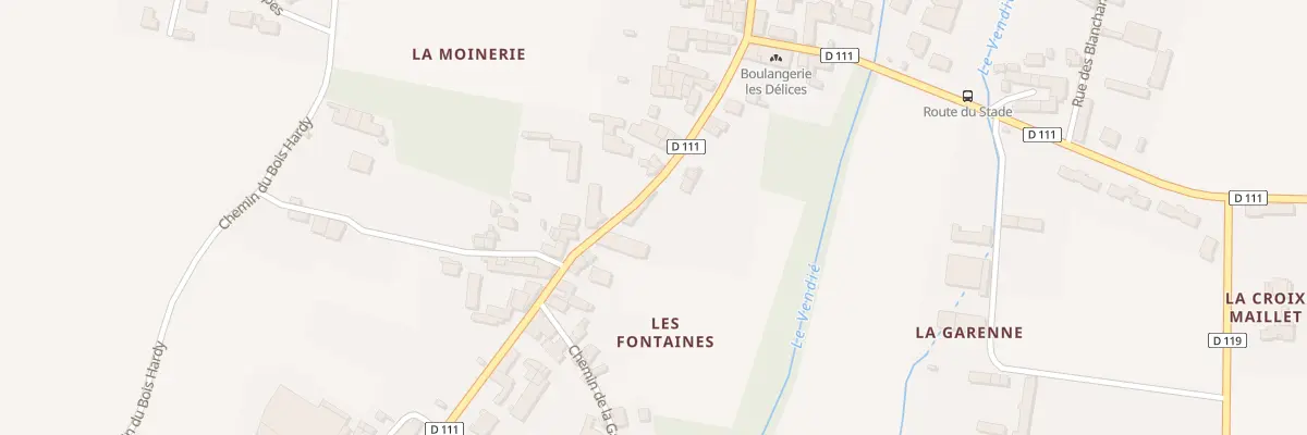 Plan du 9 Rte de Surgères à Marsais