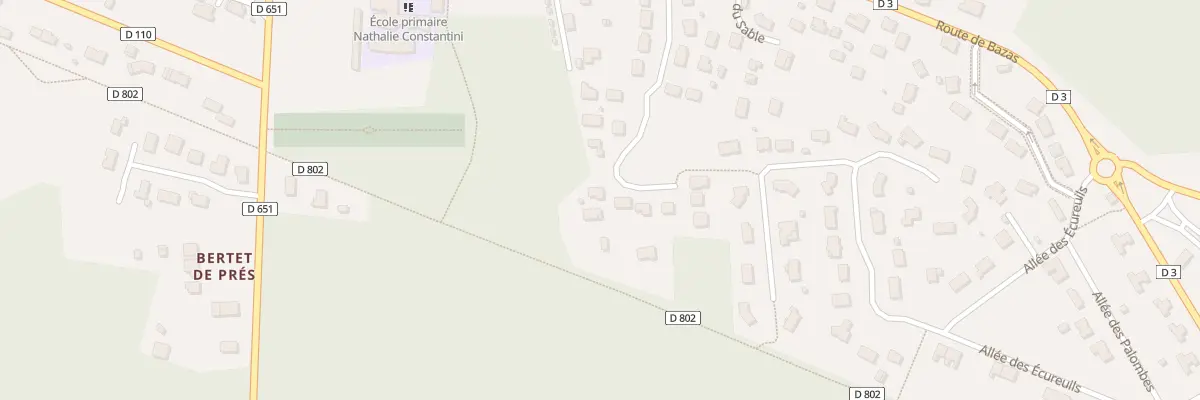 Plan du 5 Lot Clos de Louise 2 à Hostens