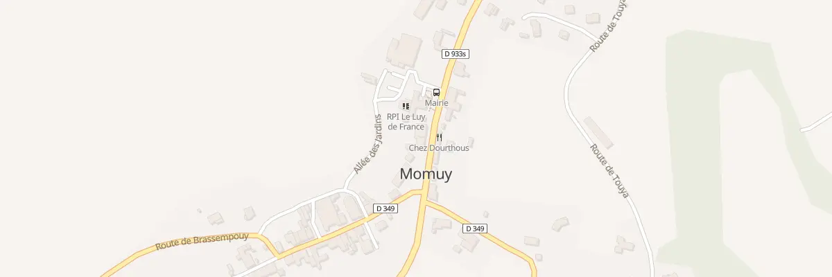 Plan du 50 Rte d’Orthez à Momuy