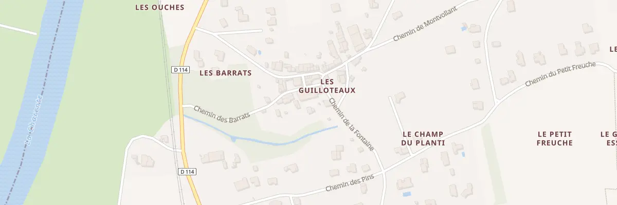 Plan du 18 Che des Barrats à Bussac-sur-Charente