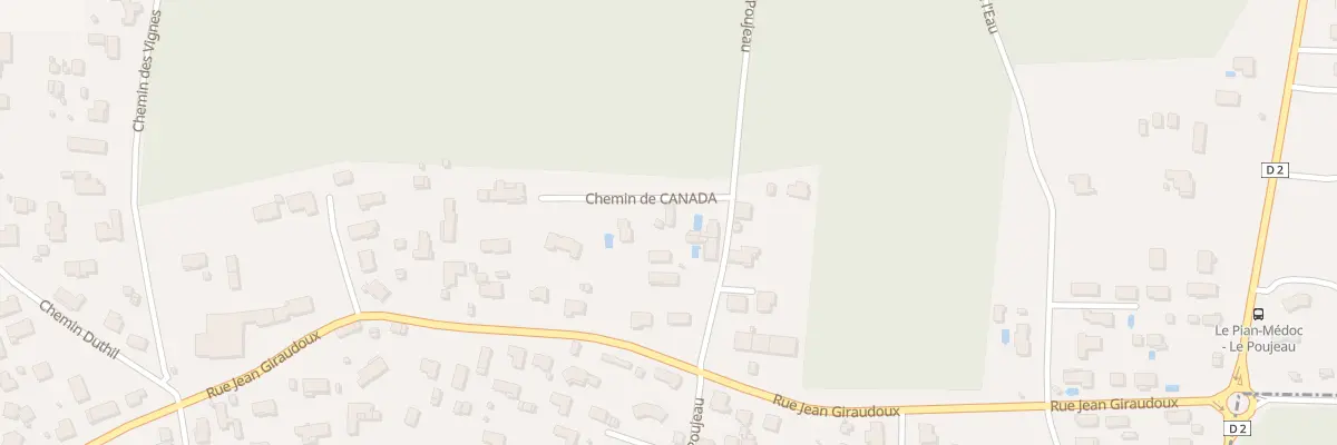 Plan du 49 Che de Canada au Pian-Médoc