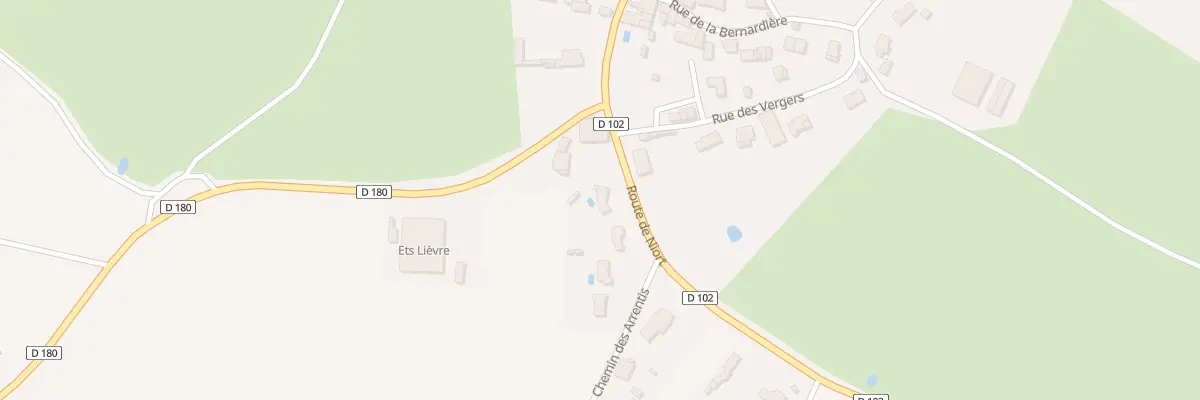 Plan du 8 Rte de Niort au Vanneau-Irleau