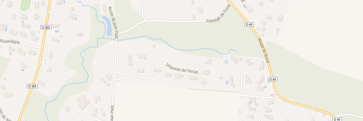 Plan du 221 Imp de l’Arriet à Geloux