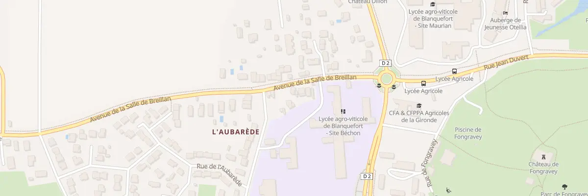 Plan du 18 Av de la Salle de Breillan à Blanquefort