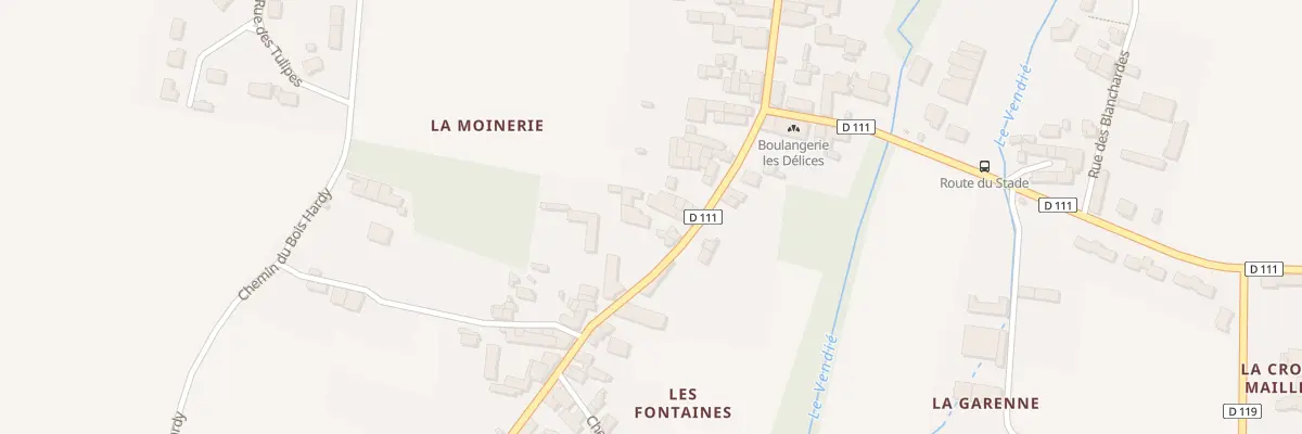 Plan du 16 Rte de Surgères à Marsais