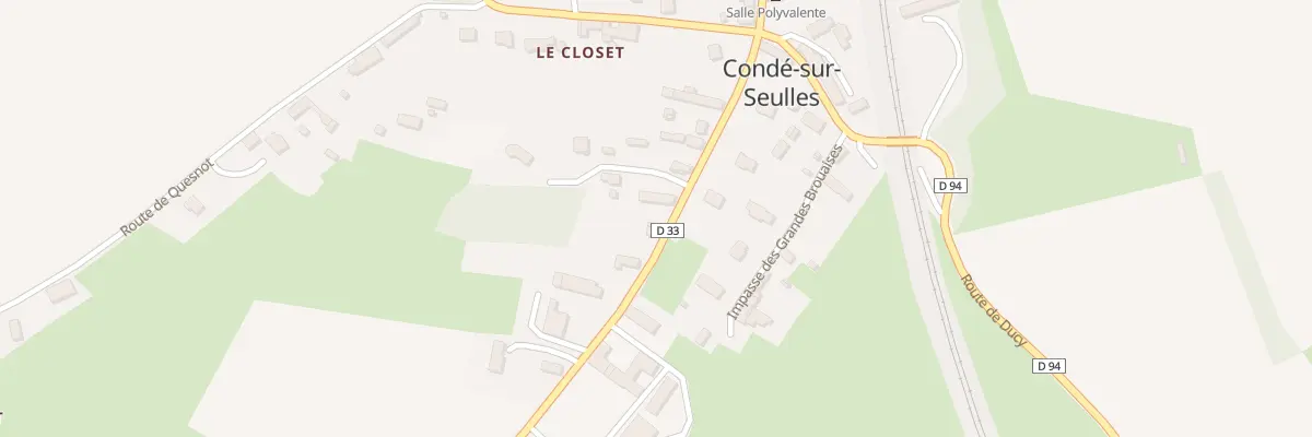 Plan du 5018 Le Bourg à Condé-sur-Seulles