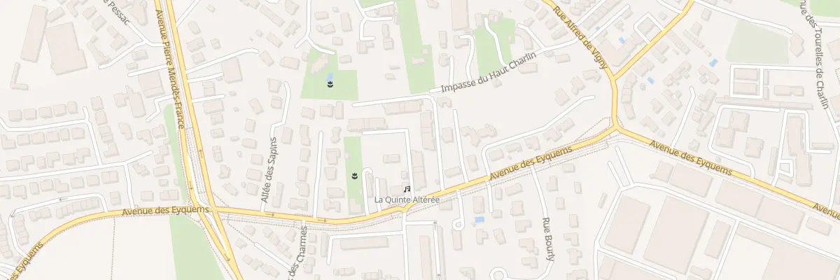 Plan du 195 Av des Eyquems à Mérignac