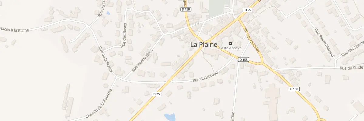 Plan du 60 Rue du Commerce à La Plaine