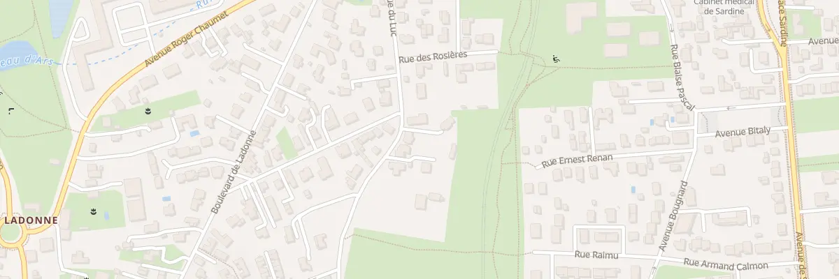Plan du 19 Rue du Luc à Pessac