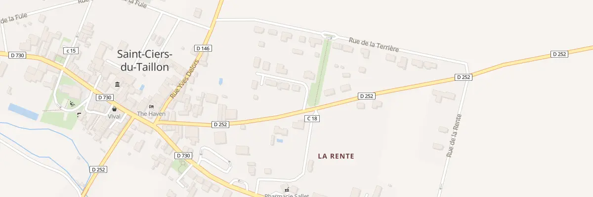 Plan du 1 Imp du Clos de la Terriere à Saint-Ciers-du-Taillon