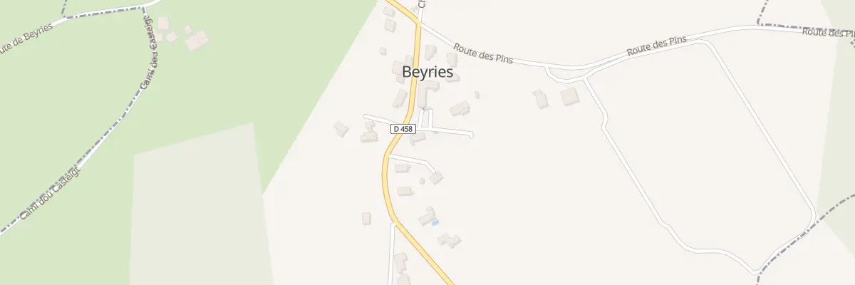 Plan du 5000F Sarraillot à Beyries