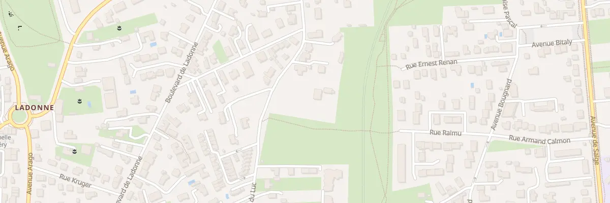 Plan du 25 Rue du Luc à Pessac