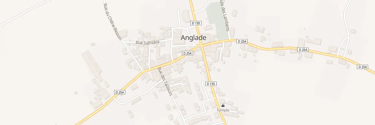 Plan du 155 Le Bourg-ouest à Anglade
