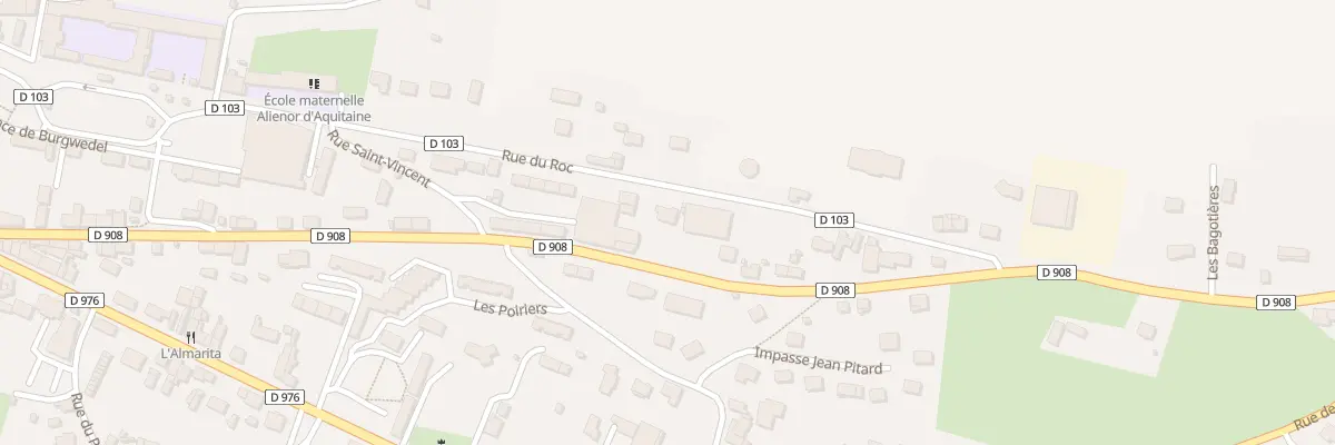 Plan du 8 Rue du Roc à Domfront en Poiraie