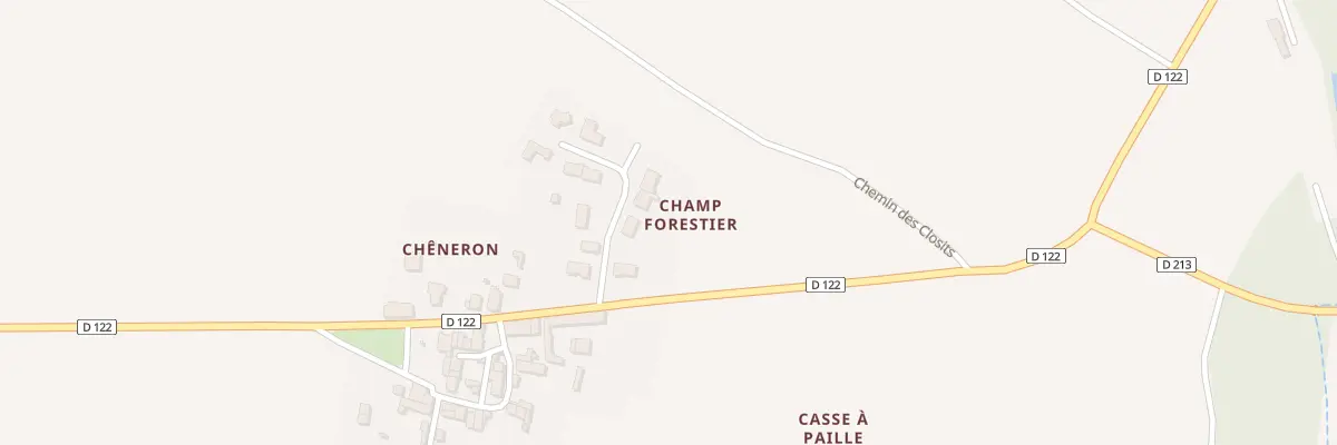 Plan du 6 Rue du Champ Forestier à Saint-Loup