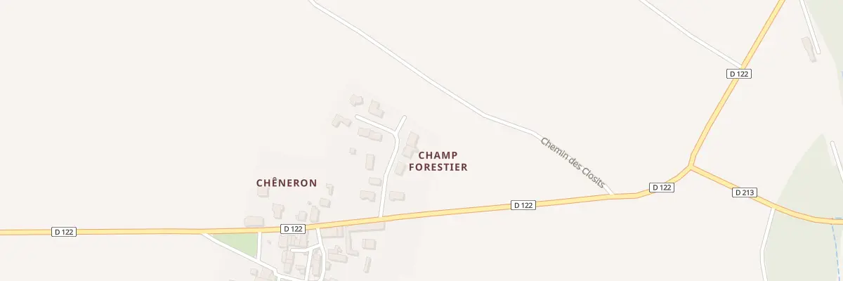 Plan du 8 Rue du Champ Forestier à Saint-Loup