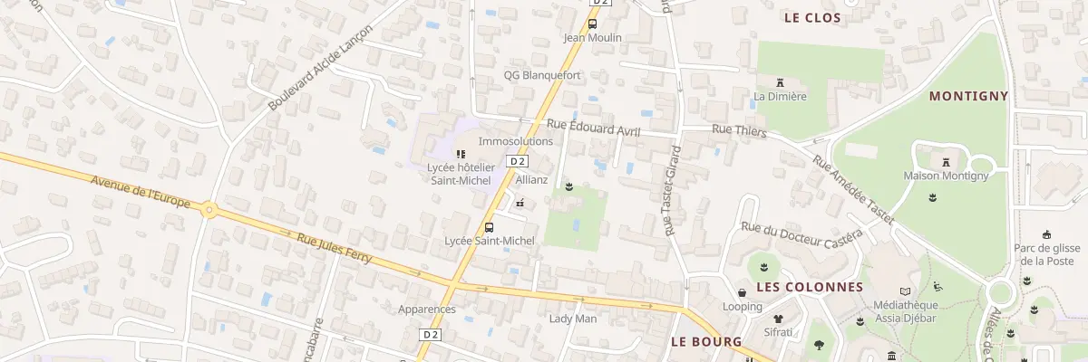 Plan du 9 Av du Gen de Gaulle à Blanquefort