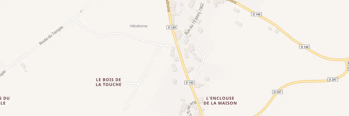 Plan du 2 Rte de Saint Genis à Champagnolles