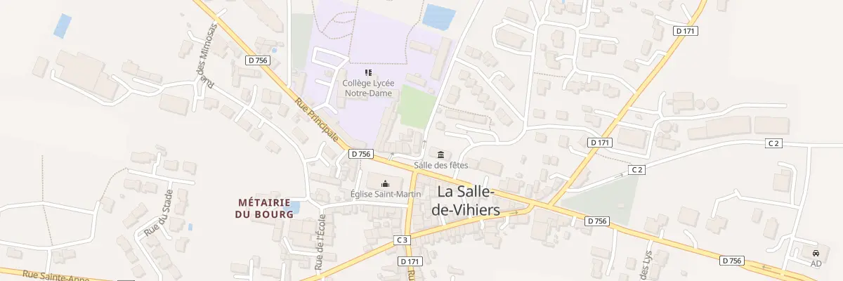 Plan du 13 Rue des Lilas de la Salle à Chemillé-en-Anjou
