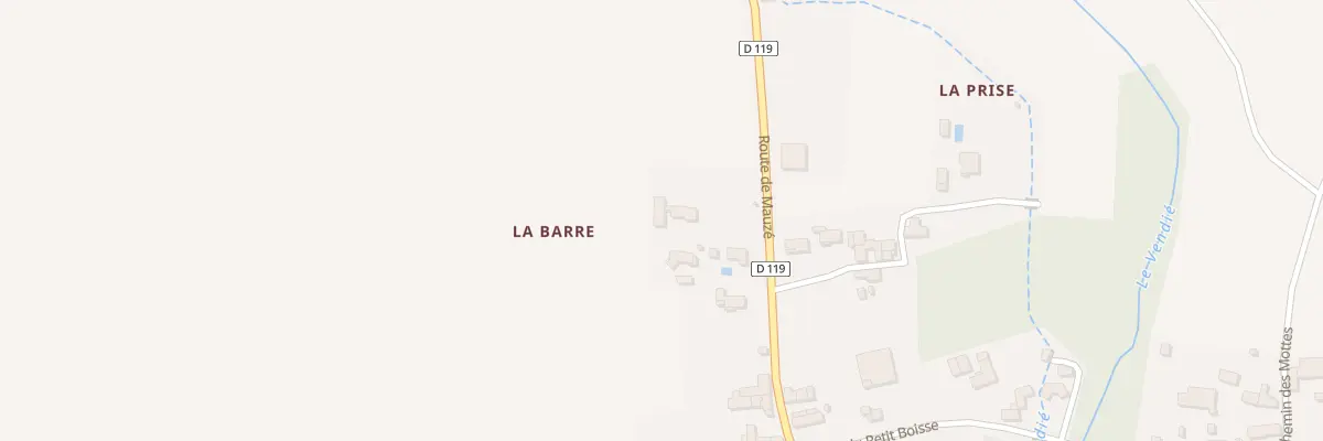 Plan du 47 Rte de Mauzé à Marsais