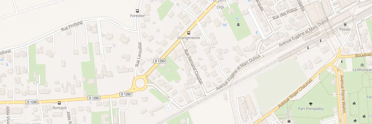 Plan du 5 Rue Fernand Couylas à Pessac