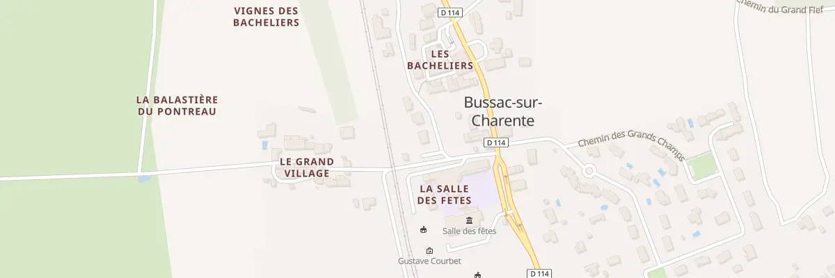 Plan du 1 Che de la Favaudière à Bussac-sur-Charente