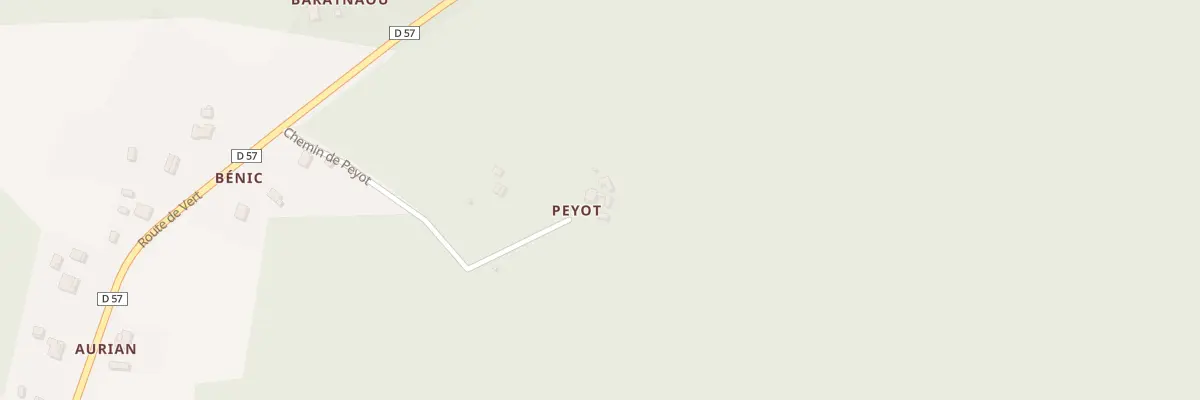 Plan du 324 Che de Peyot à Garein