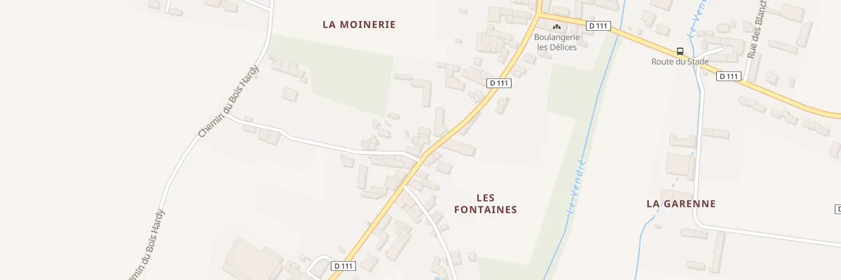 Plan du 24 Rte de Surgères à Marsais
