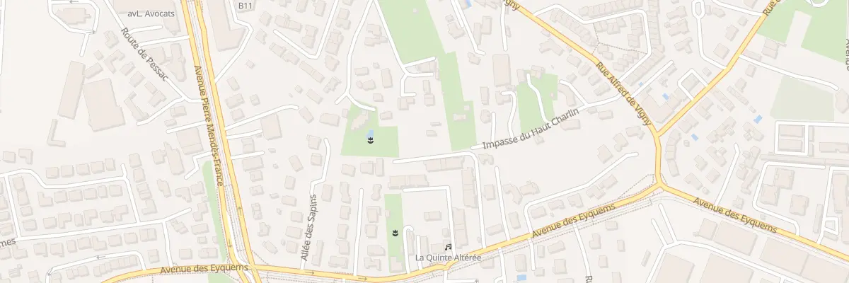 Plan du 9006 Imp du Haut Charlin à Mérignac