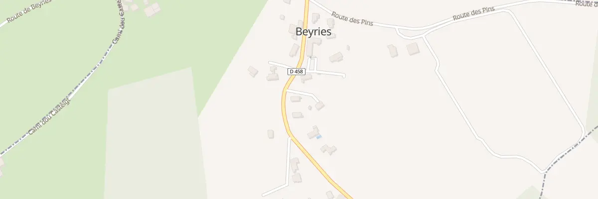 Plan du 670 Rue du Bourg à Beyries