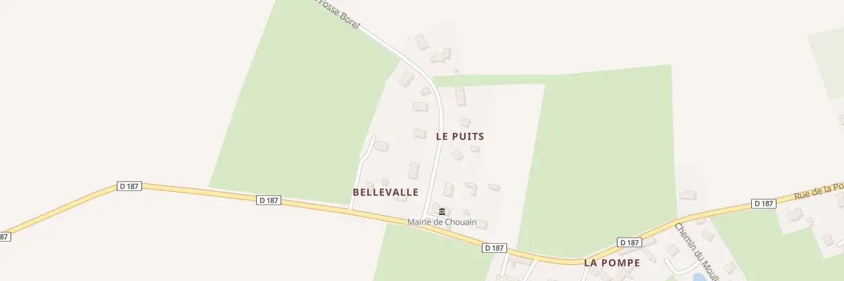Plan du 99 Che de la Fosse Borel à Chouain