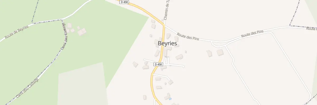 Plan du 610 Rue du Bourg à Beyries