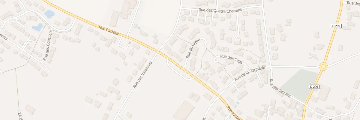 Plan du 26 Rue Pasteur à Val-du-Layon