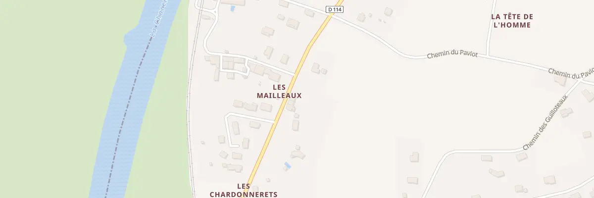 Plan du 252 Rte du Val de Charente à Bussac-sur-Charente