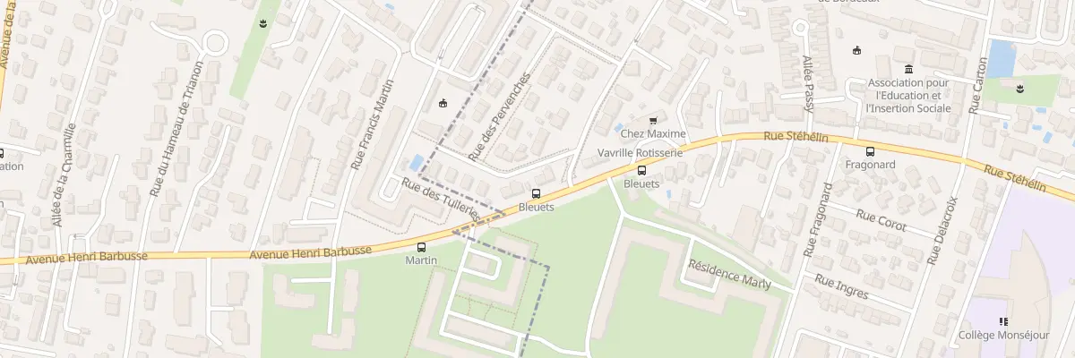 Plan du 177 Rue Stéhélin à Bordeaux
