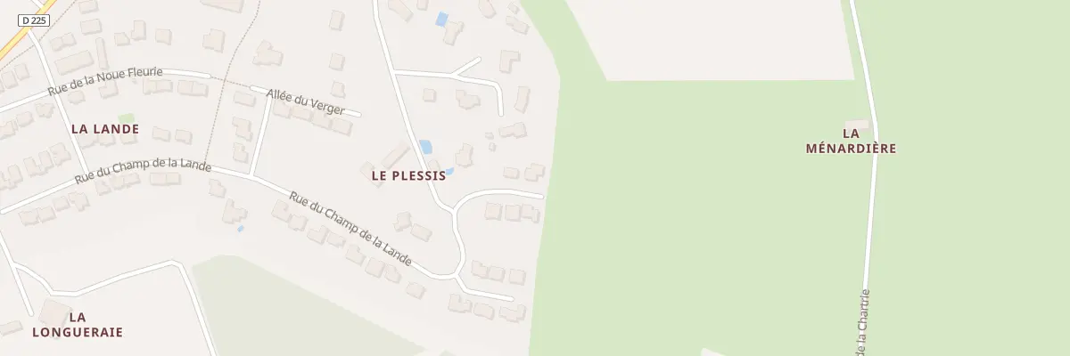 Plan du 43 Rue du Champ De La Lande à Saint-Baudelle